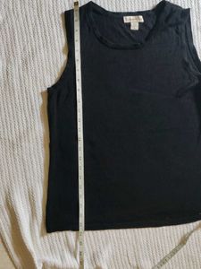 coldwater creek Black Sleeveless Top