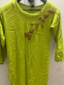 Embroidery Kurty Popty Colar
