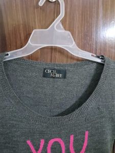 Cecil McBee Gray Mini Dress