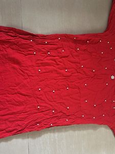 Red Embellished Dress