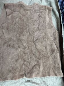 Fuzzy Sleeveless Cardigan