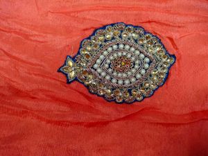 Embroidered Saree with Blouse