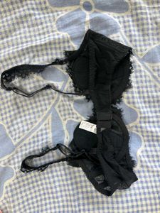 Elegant Black Lace Bra