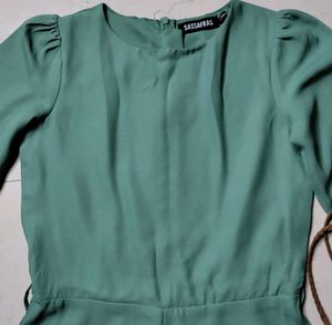 Sage Green Wide Leg Jumpsuit
