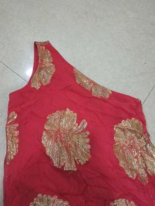 Elegant Red Ethnic Gown