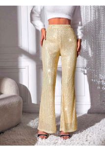 Totally New Sequence Work Flared Trouser