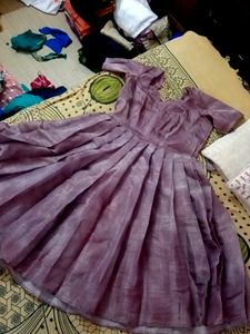 My New Home Stricked Long Gown