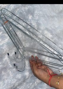 set of 8 steel hangers
