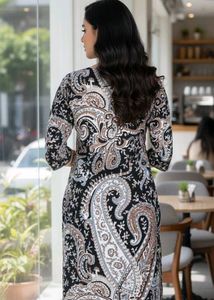 OFFER AND GRAB ! Cotton Paisley Print Kurta Set