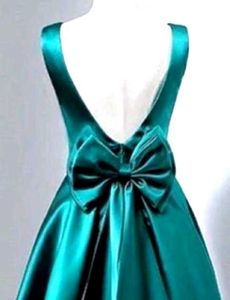 New Short Satin Frock
