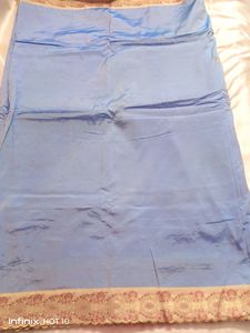 Embroidery Work Silk Saree With Blouse