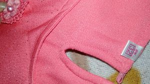 Cute Pink with glitter Toddler Top (wore once)