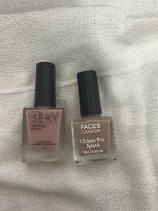 Set of 2 Nude Nail paint se