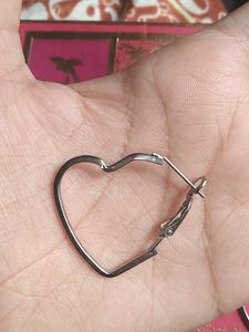 Heart Hoop Earrings
