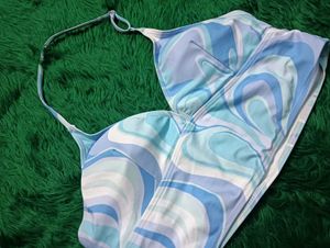 Blue Patterned Bra 32,34.new🎀🆕