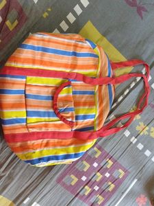 Beautiful Multicolour Carrybagwith Chain