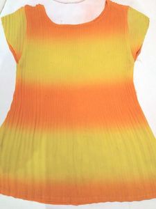 Orange & Yellow Ombre Top
