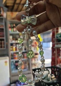 Handcrafted Cute Beaded Bag Charm/key chain