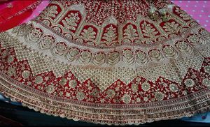 Red Embroidered Lehenga Choli