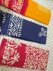 Batik Fabric Bundle - 3 Pieces