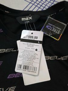 Believe Print crop top