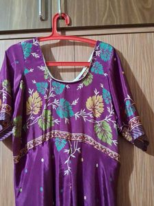 Newly Stitched Alaya Cut Maxi Dress With Duppatta