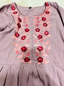 Elegant Embroidered Kurta