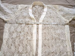 Off white long net shrug