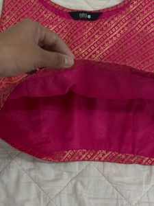 Pink &amp; Gold Blouse