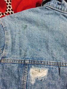 Distressed Denim Jacket