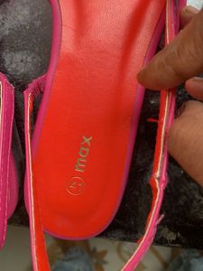 Pink Slingback Flats