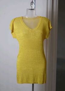 Yellow Casual sheet Dress