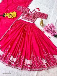 Pink lehenga Choli