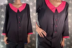 Women’s Casual Black Blouse