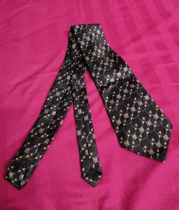 Corelle Men Patterned printed Black Tie