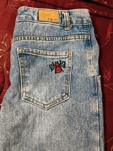 short denim capri for girls,women