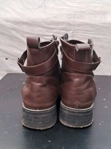 Brown Leather Boots
