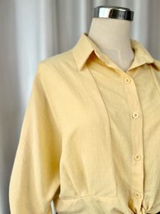Cute Tie-Front Top