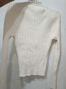 V Neck Winter Top From Zara