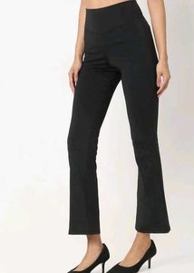 DRYFIT FLARED BLACK LOWER FOR GYM