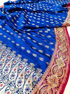 Used 1000 Handloom Kadhua Banarasi