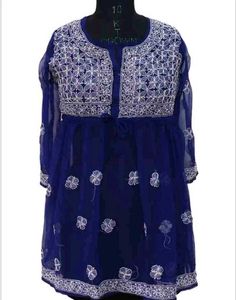Lucknow Chikankari 💙