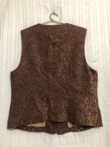 Talbcts Brown Printed Vest