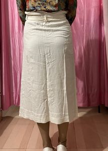 White Skirt with Tie