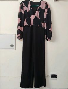 Chic Pink &amp; Black Jumpsuit👗✨🤌