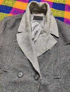 Elegant Grey Trench Coat