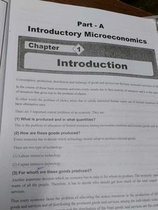 II PUC Economics Question Bank
