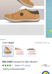 Red Chief Black Shoe
