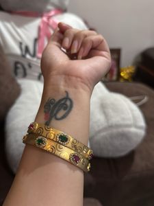 Elegant Gold Plated Bangles 2