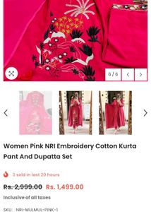 Beautiful Kurtha Set😍